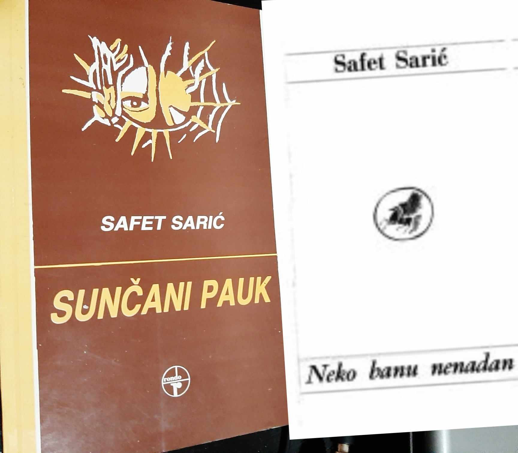 Neko bahnu nenadan, Sunčani pauk,  Mostarske pjesme – Safet Sarić